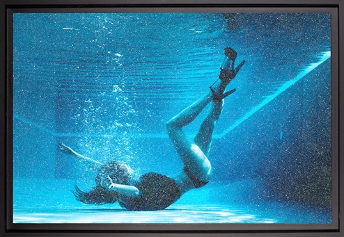 Below the Surface by David Drebin - Framed C-Type Print with Diamond Dust